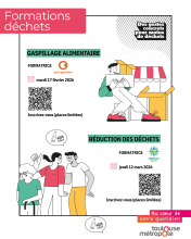 Plaquette Formation Gaspillage Alimentaire 17 février 2026 + Réduction des Déchets 12 mars 2026